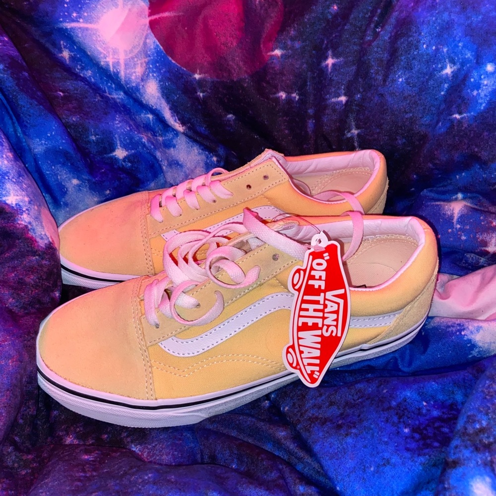 Yellow old school vans